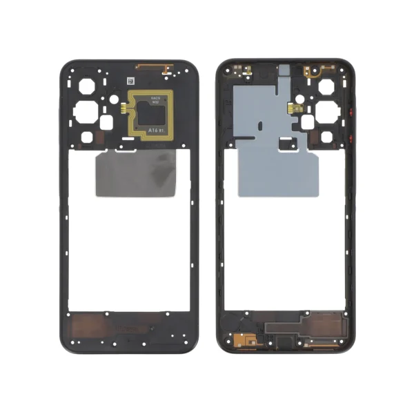 Frame Central Preto para Samsung Galaxy A17 4G (A175F) (SERVICE PACK)