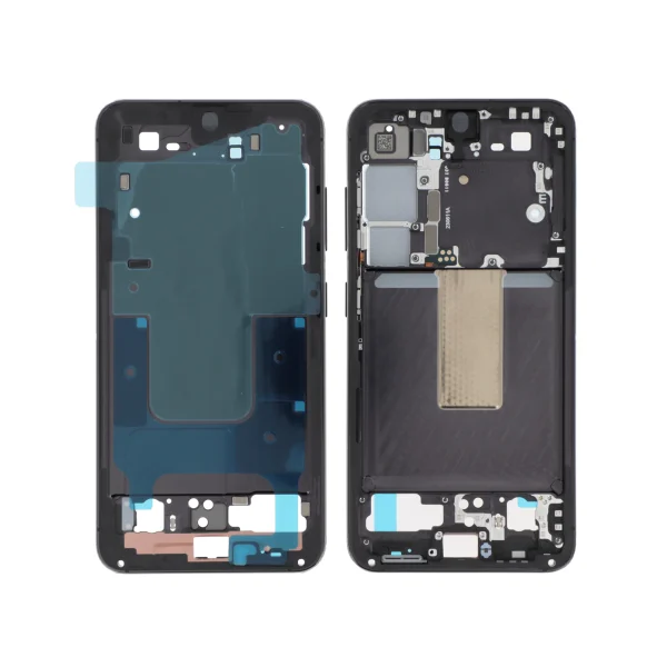 Frame Central Preto para Samsung Galaxy S23 (S911B) (SERVICE PACK)