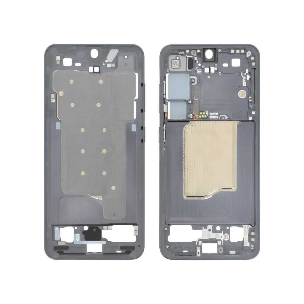 Frame Central Preto para Samsung Galaxy S25 (S931B) (SERVICE PACK)