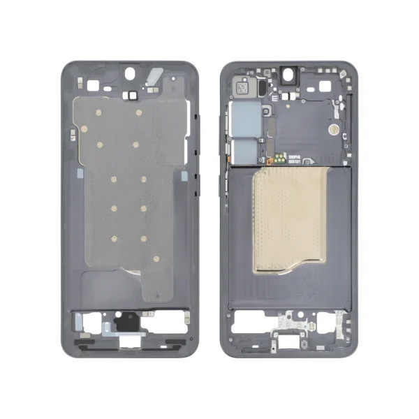 Frame Central Preto para Samsung Galaxy S25 (S931B) (SERVICE PACK)