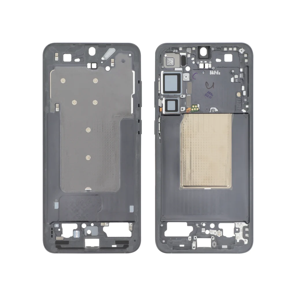 Frame Central Preto para Samsung Galaxy S25+ (S936B) (SERVICE PACK)