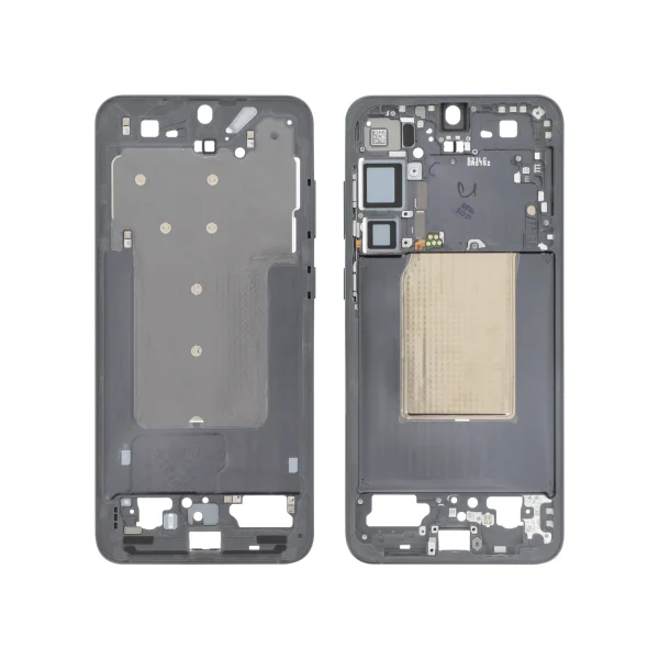 Frame Central Preto para Samsung Galaxy S25+ (S936B) (SERVICE PACK)