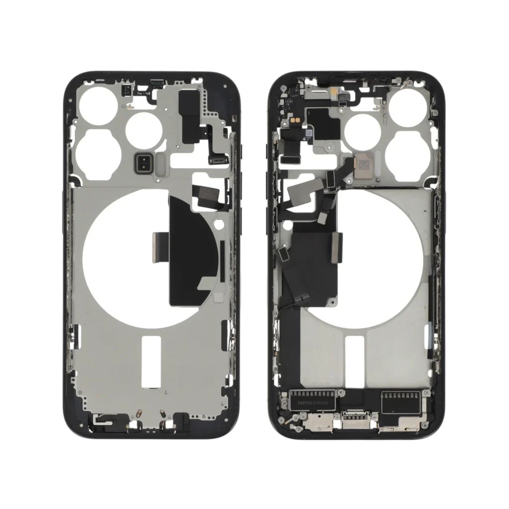 Frame Central Titânio Azul para iPhone 15 Pro (com componentes) Retirado (Grade A)