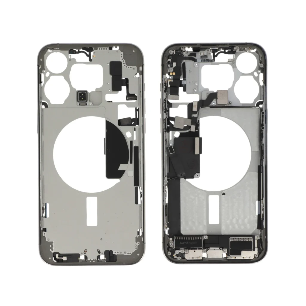 Frame Central Titânio Natural para iPhone 15 Pro Max Retirado (Grade A)