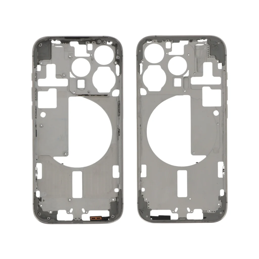 Frame Central Titânio Natural para iPhone 15 Pro Retirado (Grade B)