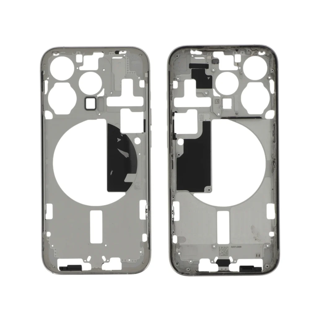 Frame Central Titânio Natural para iPhone 15 Pro Retirado (Grade C)