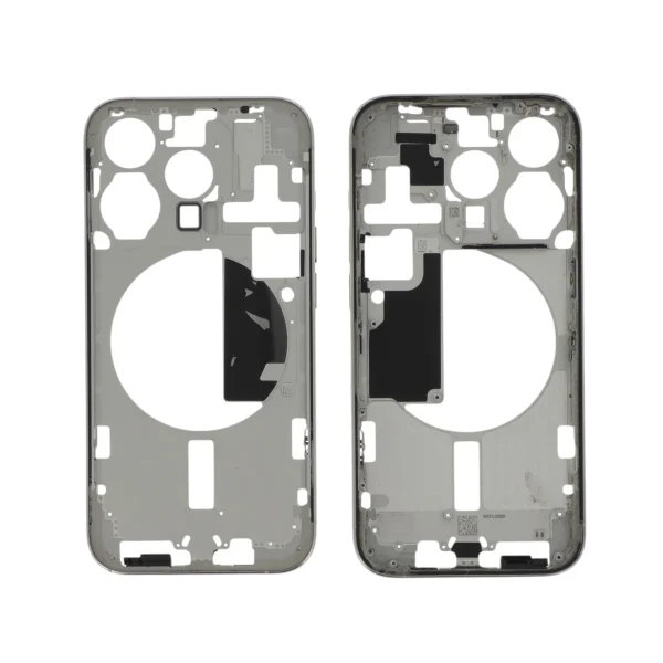 Frame Central Titânio Natural para iPhone 15 Pro Retirado (Grade C)