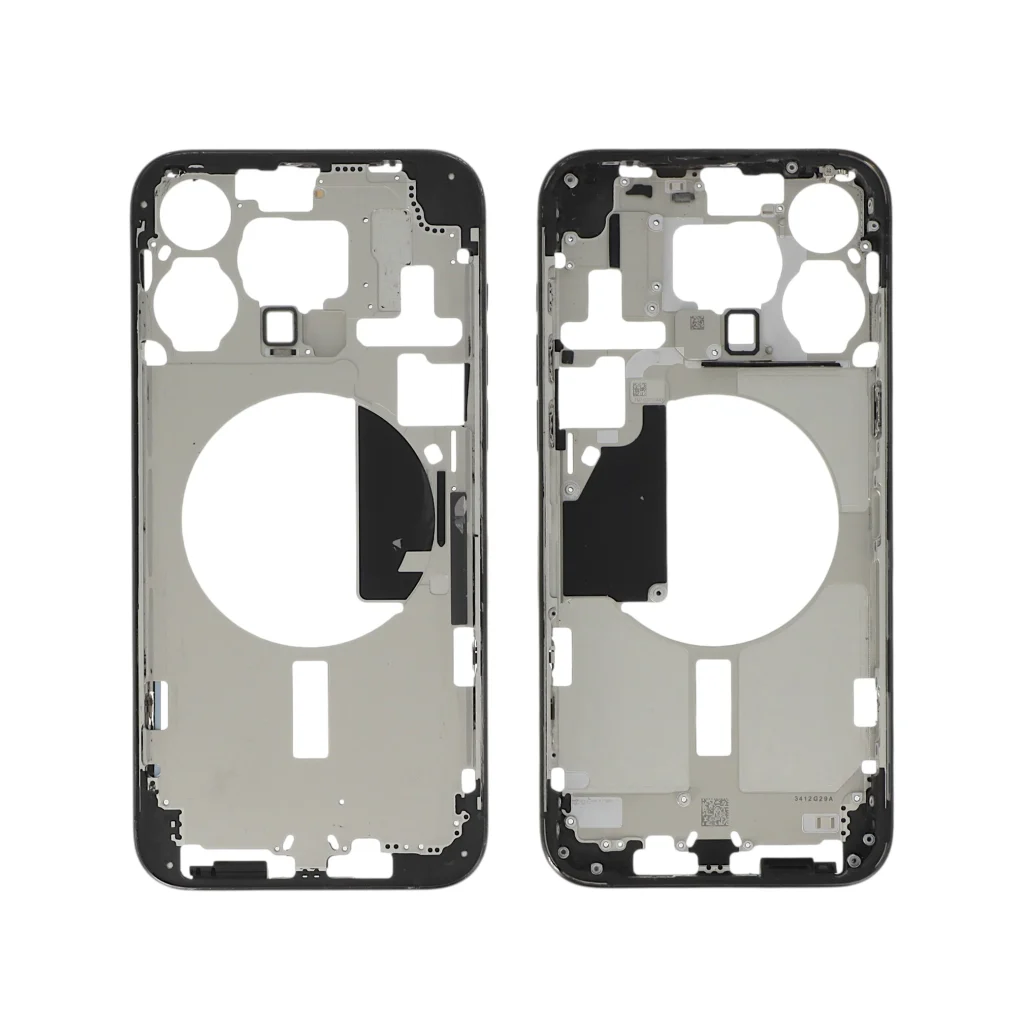 Frame Central Titânio Preto para iPhone 15 Pro Max Retirado (Grade A)