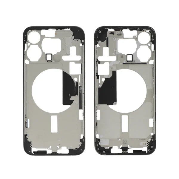 Frame Central Titânio Preto para iPhone 15 Pro Max Retirado (Grade A)
