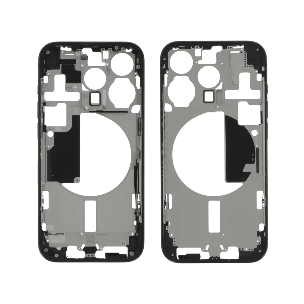 Frame Central Titânio Preto para iPhone 15 Pro Retirado (Grade A)