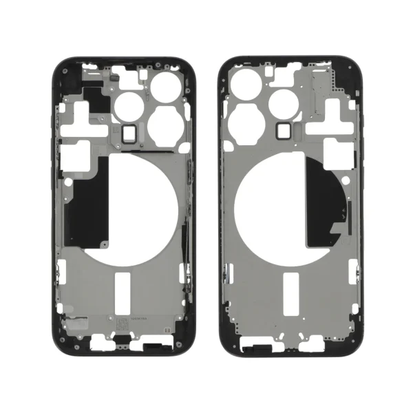 Frame Central Titânio Preto para iPhone 15 Pro Retirado (Grade A)