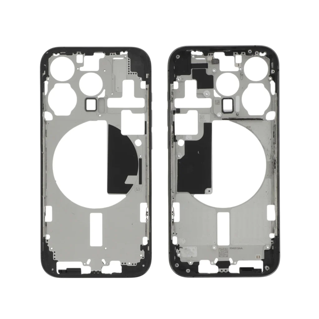 Frame Central Titânio Preto para iPhone 15 Pro Retirado (Grade B)