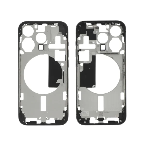 Frame Central Titânio Preto para iPhone 15 Pro Retirado (Grade B)