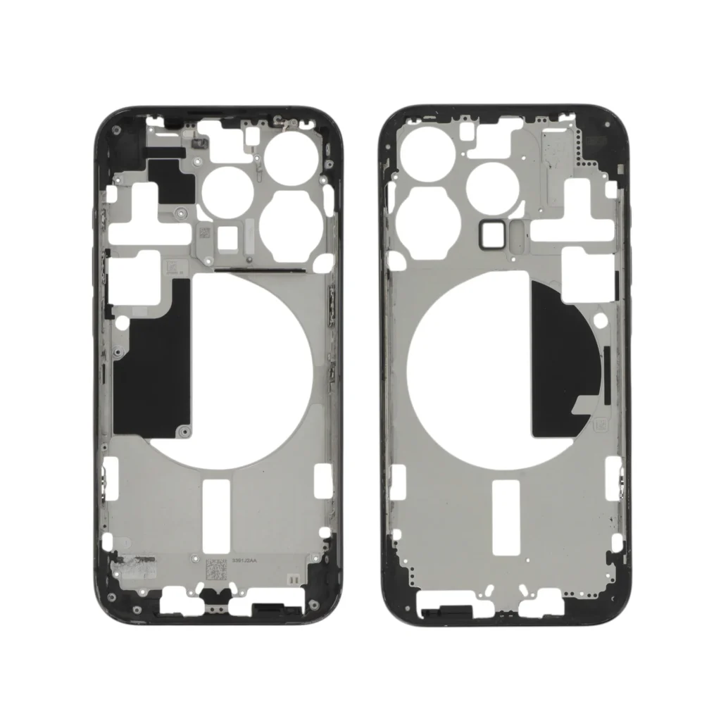 Frame Central Titânio Preto para iPhone 15 Pro Retirado (Grade C)