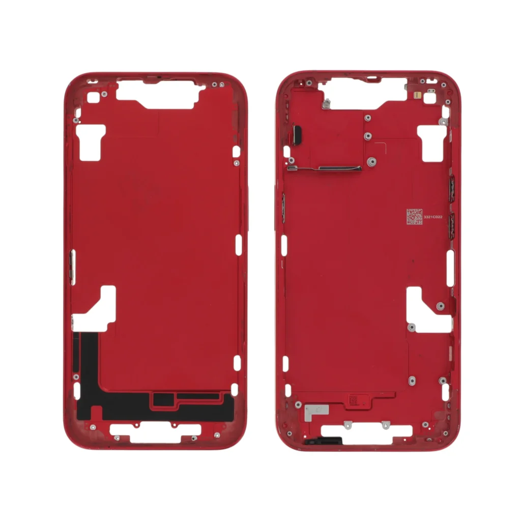 Frame Central Vermelho para iPhone 14 Retirado (Grade A)