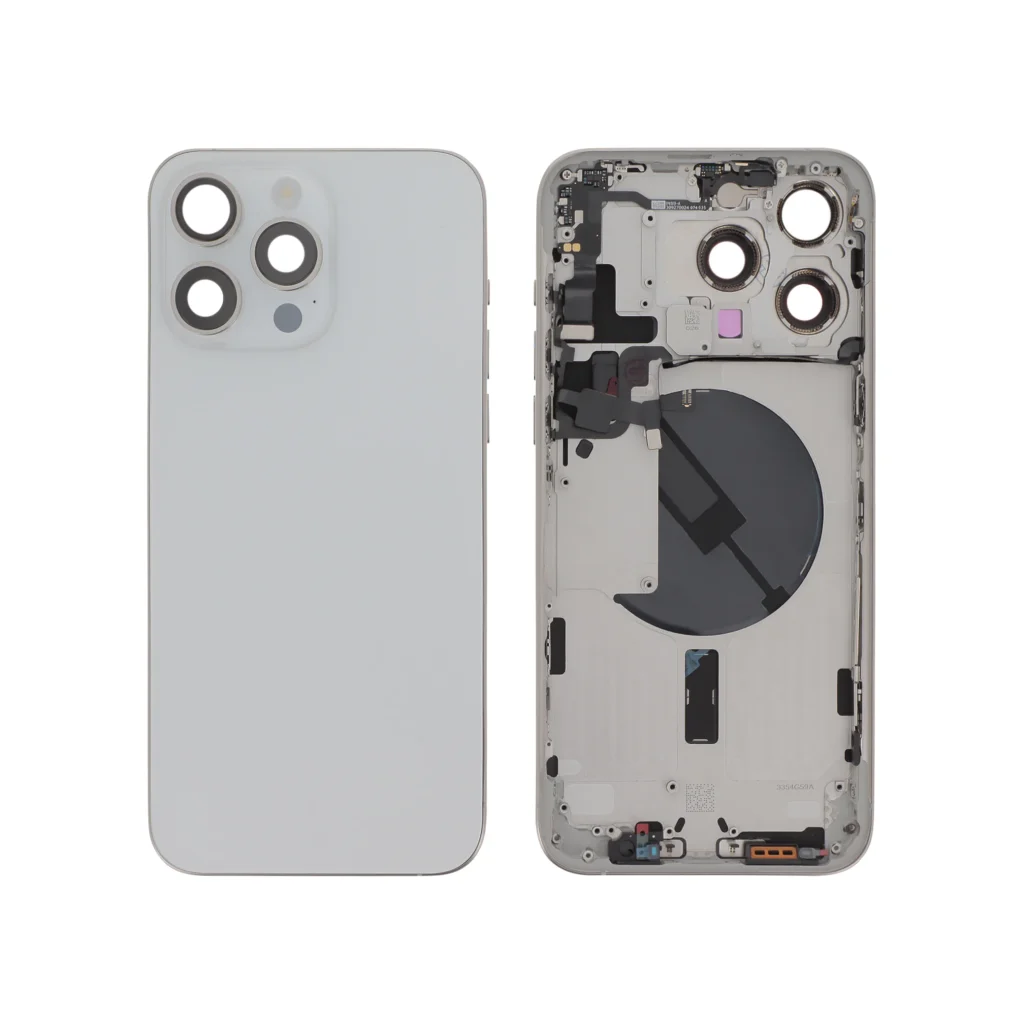 Frame para iPhone 15 Pro Max Titânio Branco