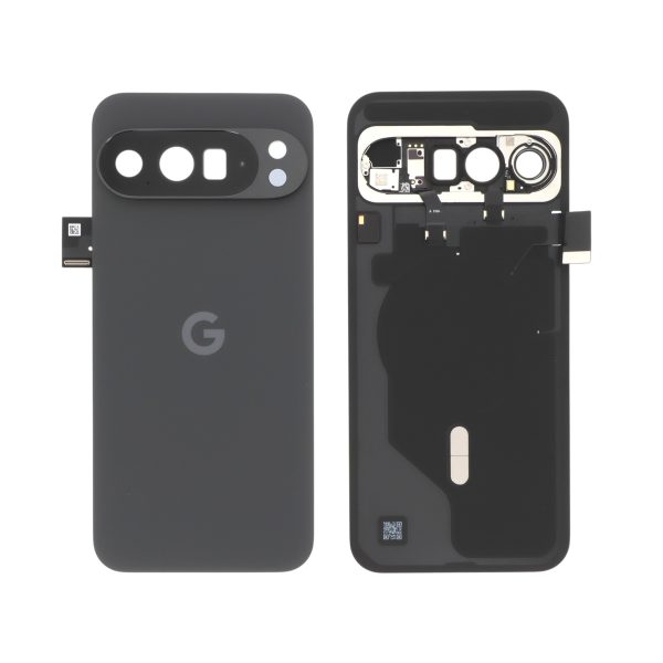 Tampa Traseira Volcanic Preta para Google Pixel 10 Pro XL (SERVICE PACK)