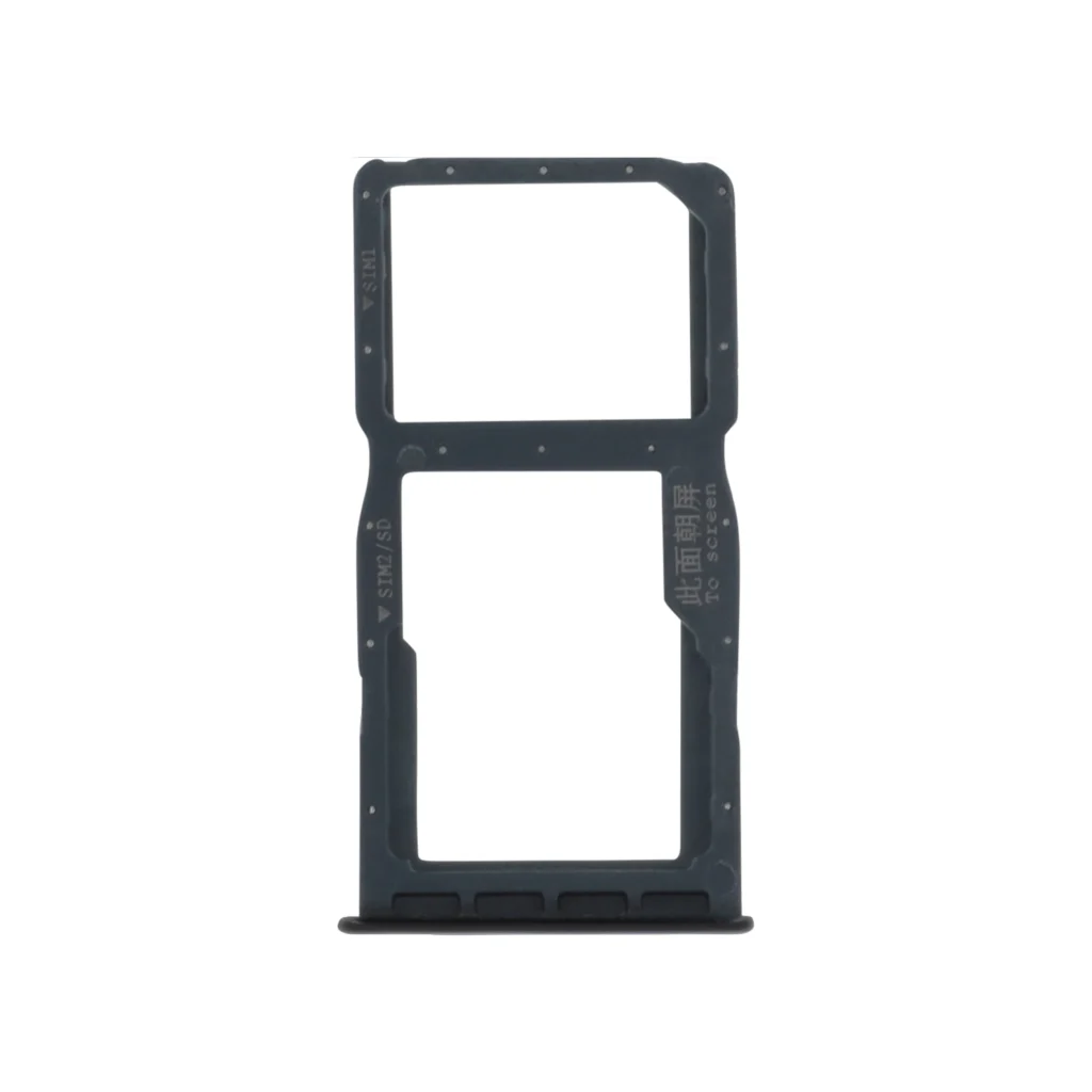 Gaveta do Cartão SIM Preta para Huawei P30 Lite