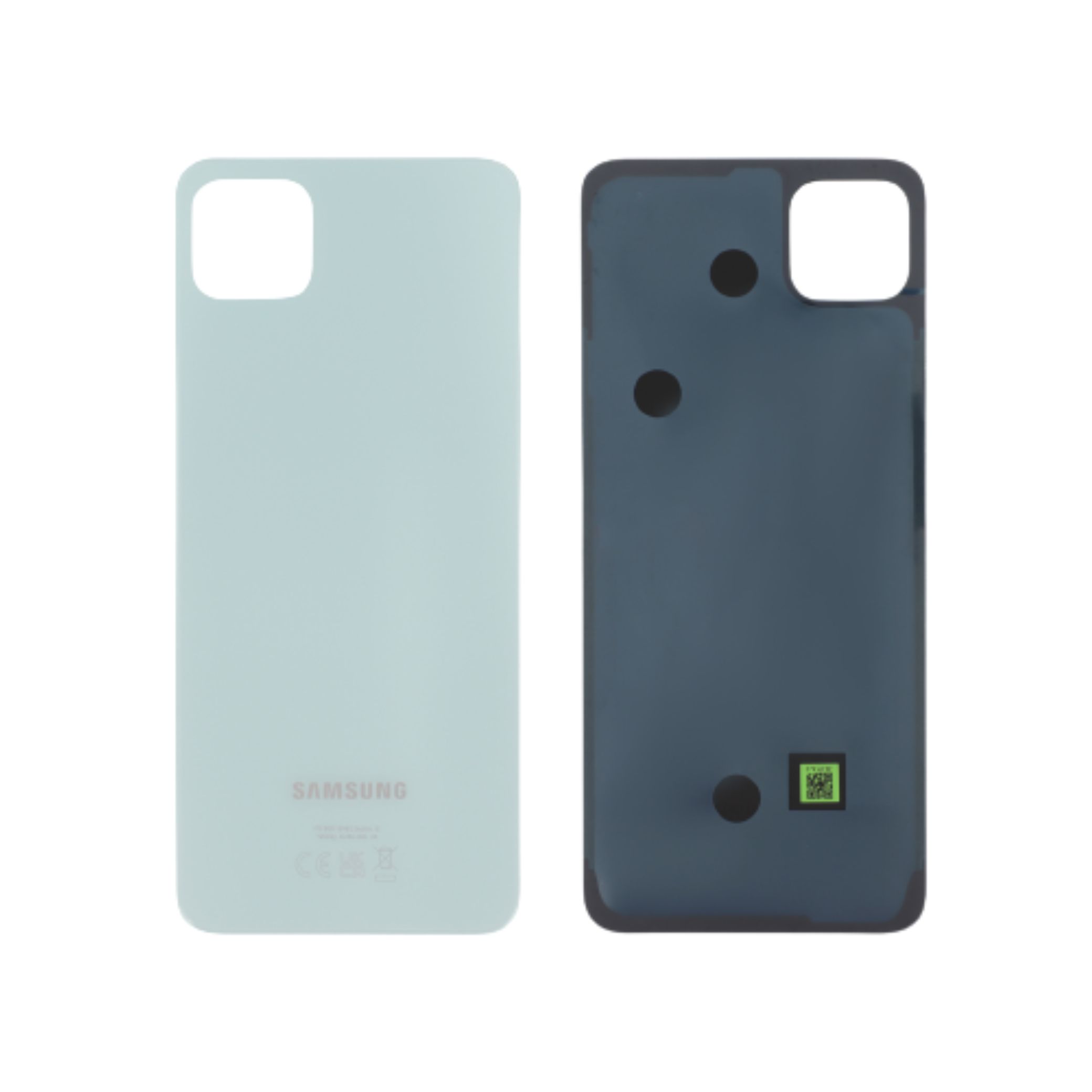 xr:d:DAFkkpWPD24:9,j:8512195349475078916,t:23060110 Tampa Traseira Verde Menta para Samsung Galaxy A22 5G (A226B) (SERVICE PACK) - Image 1