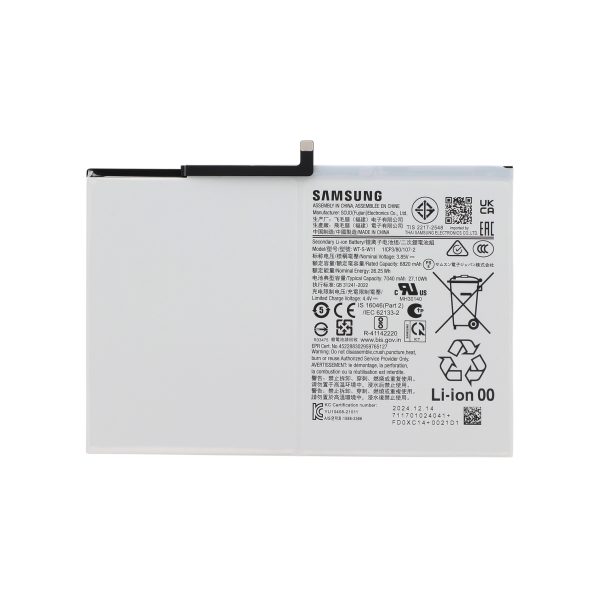 Bateria para Samsung Galaxy Tab A9+ (X210 / X215 / X216) (SERVICE PACK)