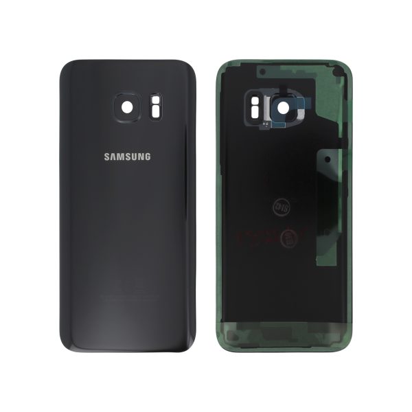 Tampa Traseira para Samsung Galaxy S7 (G930F) - Preta (SERVICE PACK)