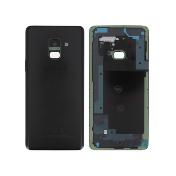 Tampa Traseira Samsung para Galaxy A8 2018 (A530F) - Preta (SERVICE PACK)