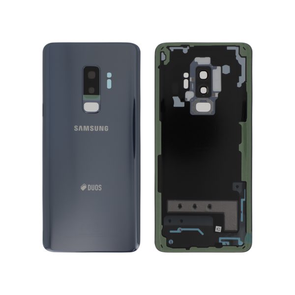 Tampa Traseira para Samsung Galaxy S9+ Duos (G965F) Azul Coral (SERVICE PACK)