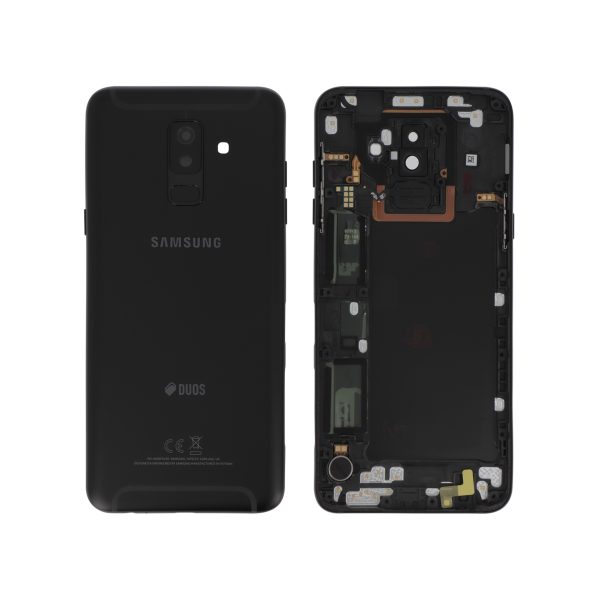 Tampa Traseira para Samsung Galaxy A6+ 2018 (A605F) - Preta (SERVICE PACK)