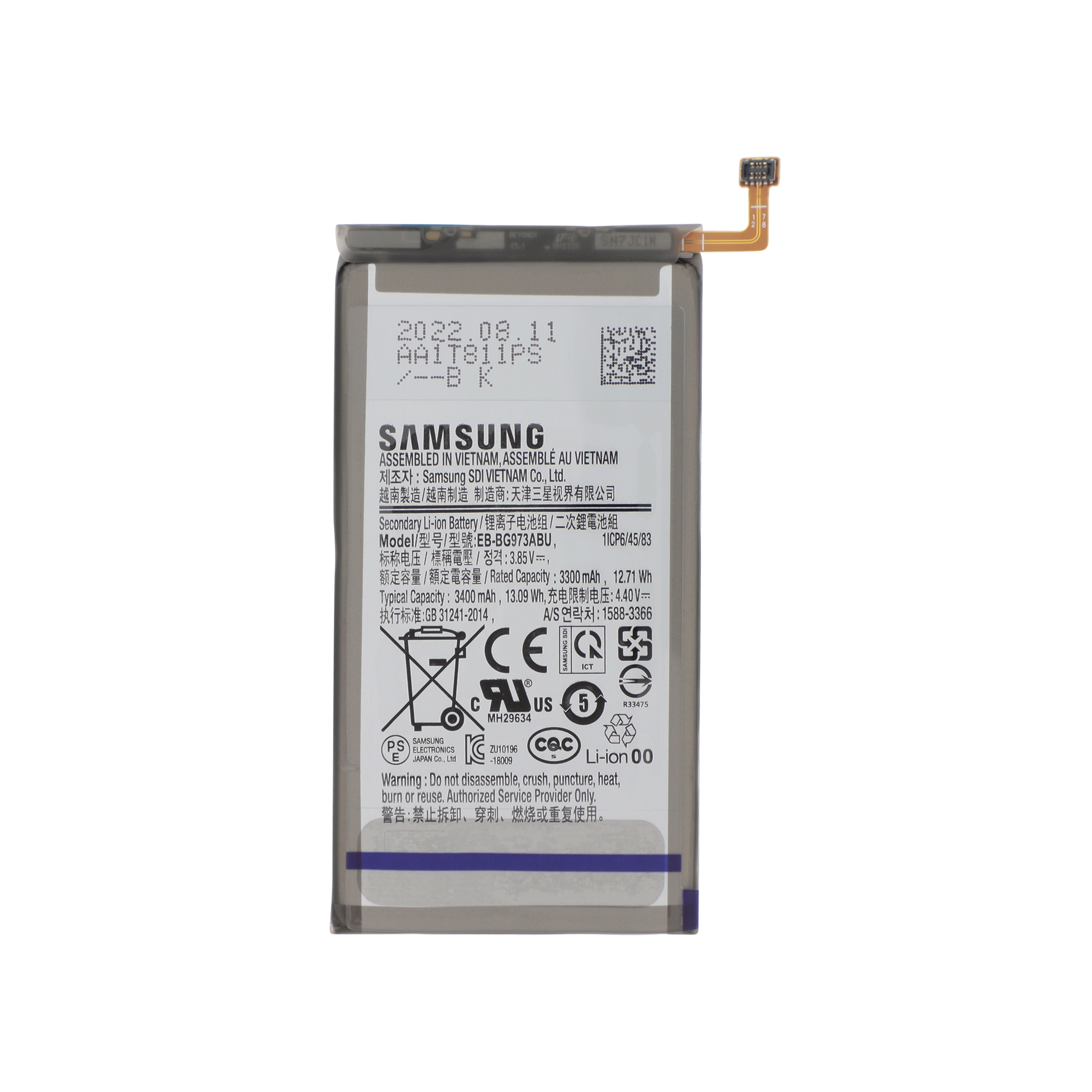 gh82-18826a-0000_1 Bateria para Samsung Galaxy S10 EB-BG973ABU (SERVICE PACK) - Image 1