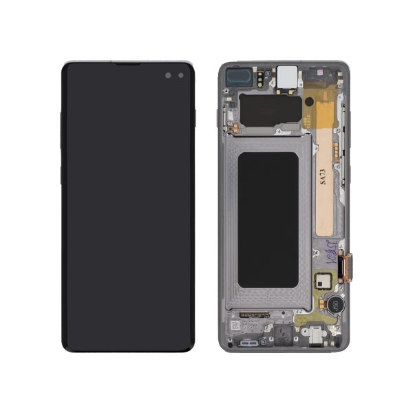 Ecrã Display Preto para Samsung Galaxy S10+ (G975F) (SERVICE PACK)