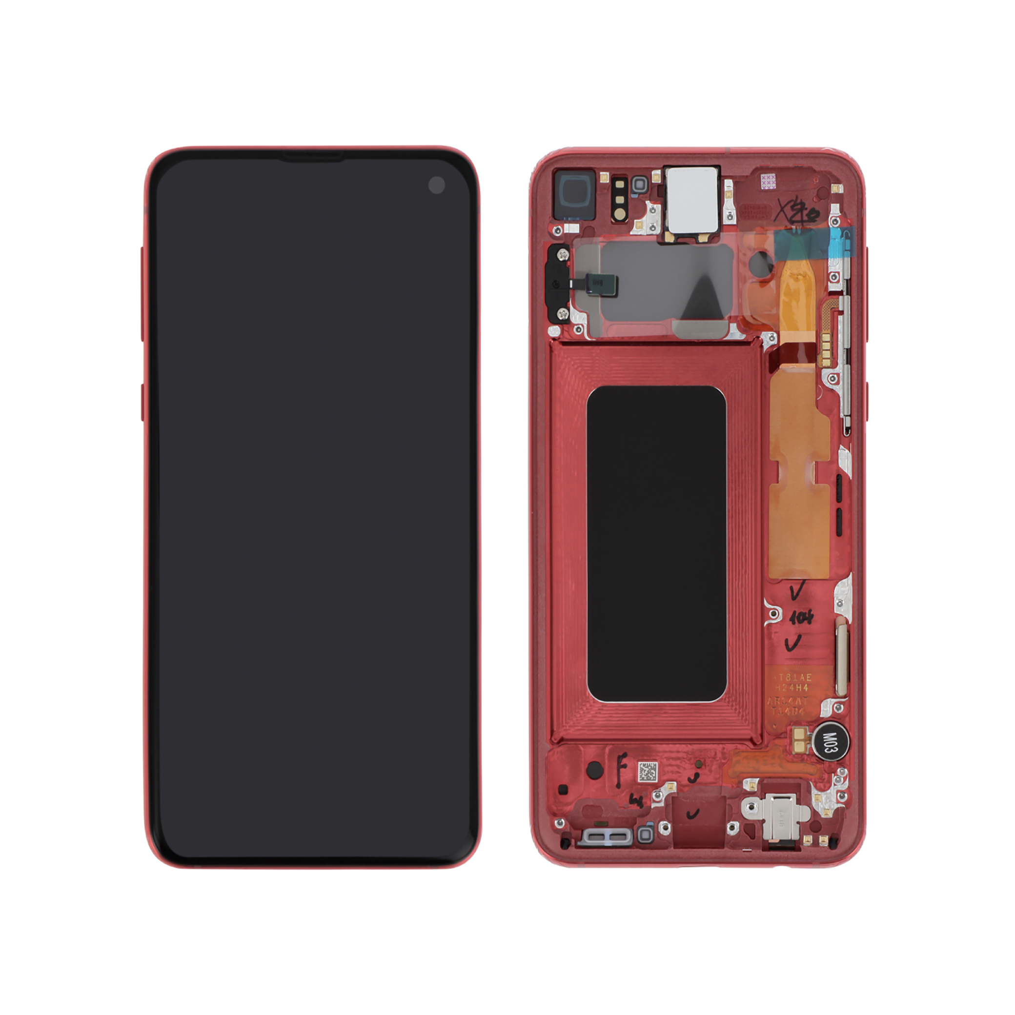 gh82-18852h_1 Ecrã Display vermelho para Samsung Galaxy S10e (G970F) (SERVICE PACK) - Image 1