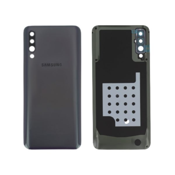 Tampa Traseira para Samsung Galaxy A50 (A505F) Preta (SERVICE PACK)