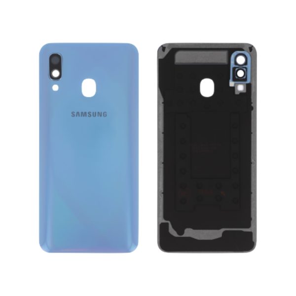 Tampa Traseira Azul para Samsung Galaxy A40 (A405F) (SERVICE PACK)