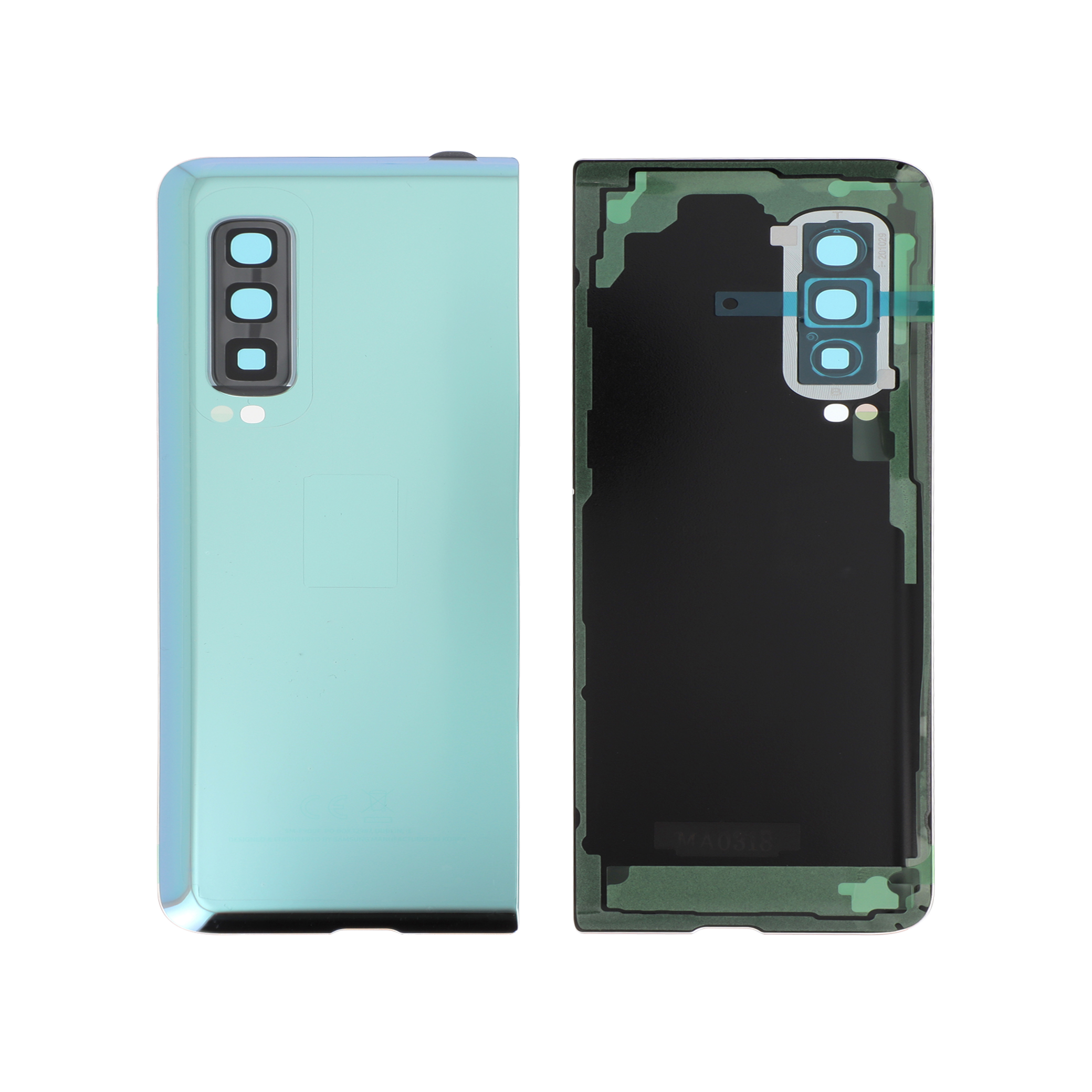 gh82-19587a-0000 Tampa Traseira para Samsung Galaxy Z Fold (F900F) Prateada (SERVICE PACK) - Image 1