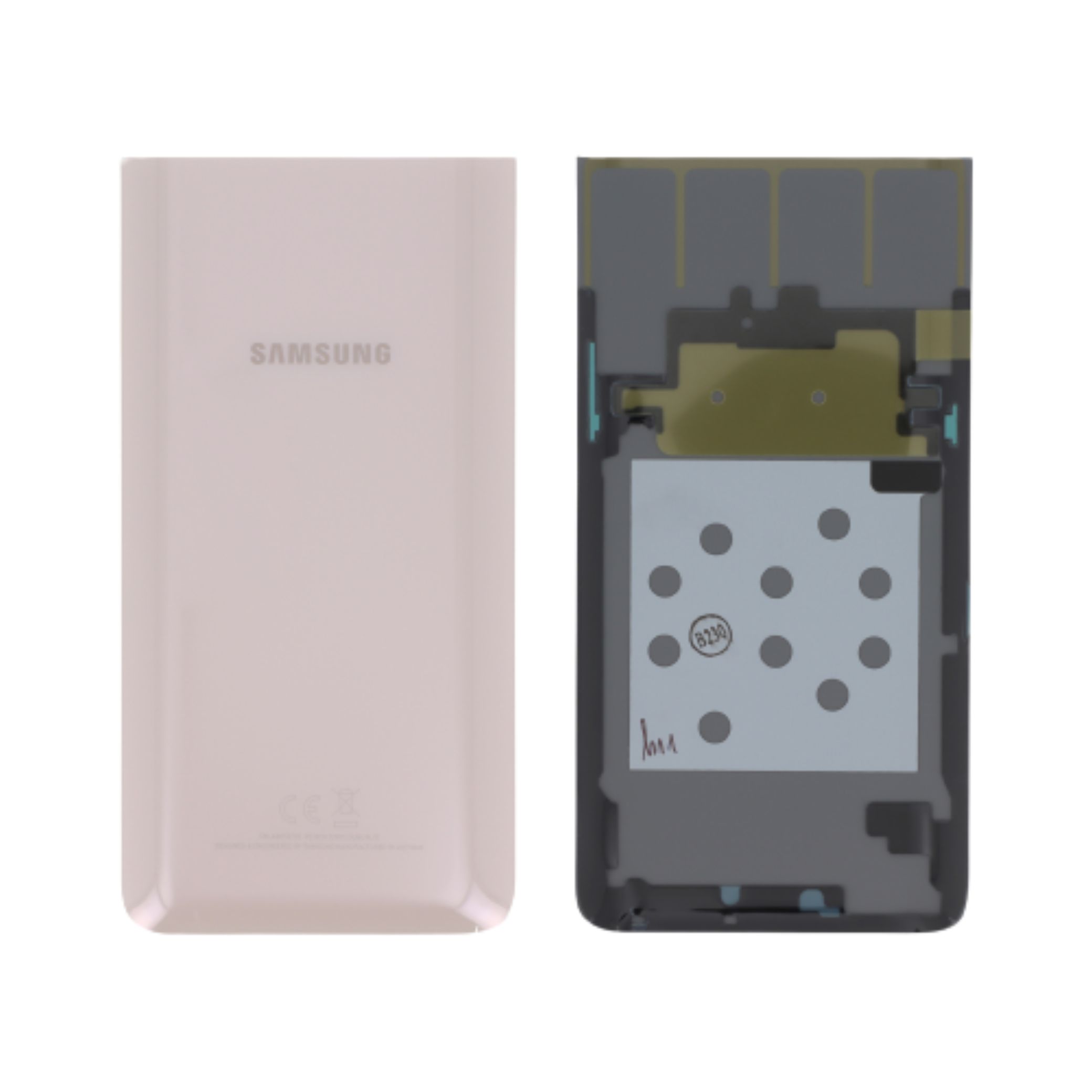 xr:d:DAFlIDemwoo:5,j:476648326324268291,t:23060708 Tampa Traseira para Samsung Galaxy A80 (A805F) - Dourada (SERVICE PACK) - Image 1