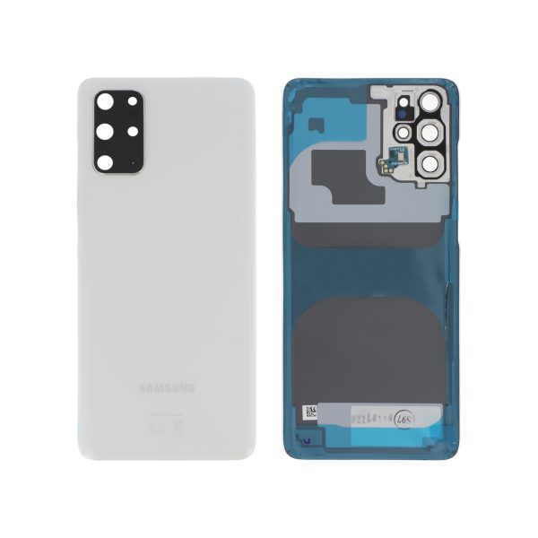 Tampa Traseira Branca para Samsung Galaxy S20+ (G985F/G986B) (SERVICE PACK)