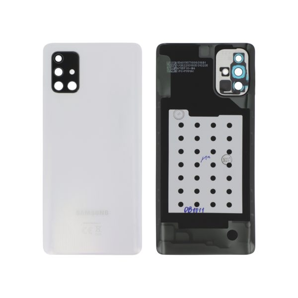 Tampa Traseira Branca para Samsung Galaxy A71 (A715F) (SERVICE PACK)