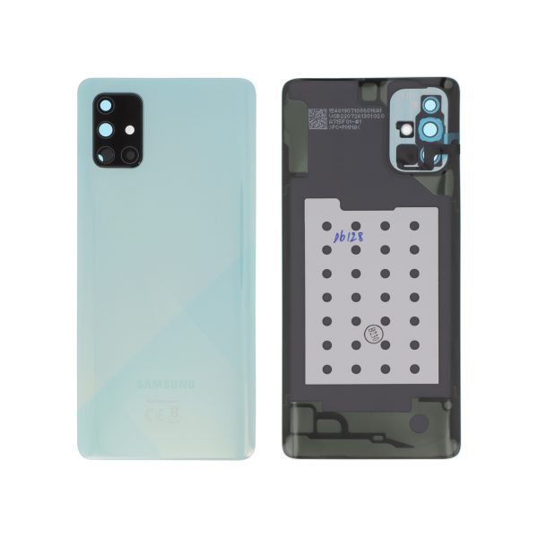 Tampa Traseira para Samsung Galaxy A71 Azul (SERVICE PACK)
