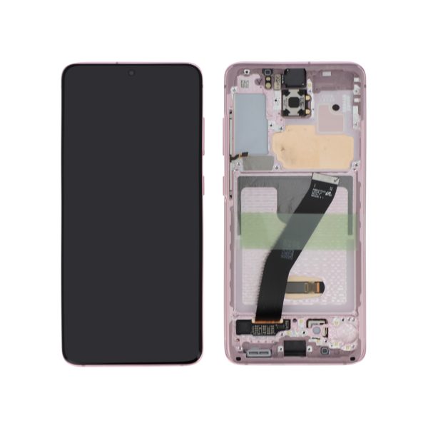 Ecrã Display Rosa para Samsung Galaxy S20 (G980F/G981B) (sem Câmara) (SERVICE PACK)