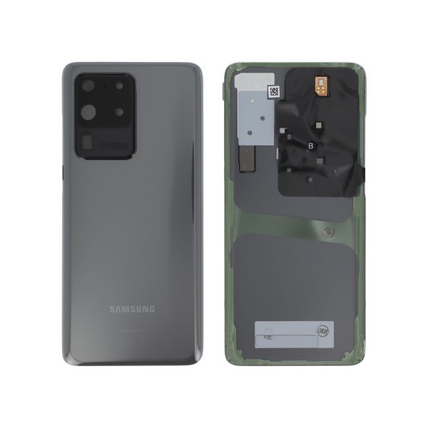 Tampa Traseira para Samsung Galaxy S20 Ultra 5G (G988F) - Cinzenta (SERVICE PACK)