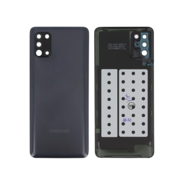 Tampa Traseira Preta para Samsung Galaxy A31 (A315F) (SERVICE PACK)