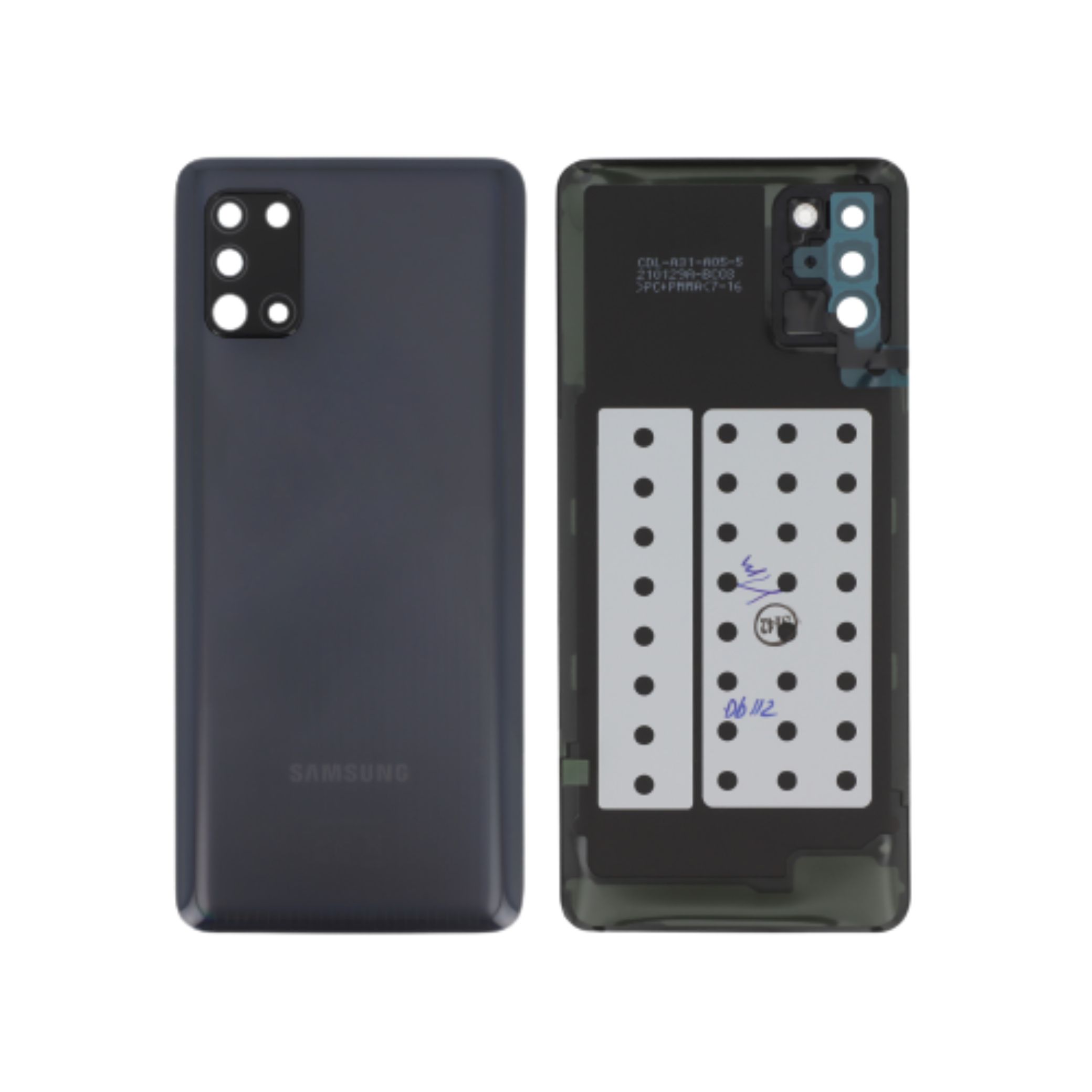 xr:d:DAFlIDemwoo:15,j:4667247786535857611,t:23060710 Tampa Traseira Preta para Samsung Galaxy A31 (A315F) (SERVICE PACK) - Image 1