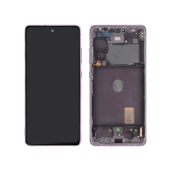 Ecrã Display completo Roxo para Samsung Galaxy S20 FE (G780F) (SERVICE PACK)