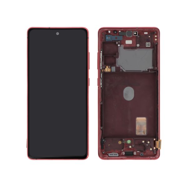 Ecrã Display Vermelho para Samsung Galaxy S20 FE (G780F/G781F) (SERVICE PACK)