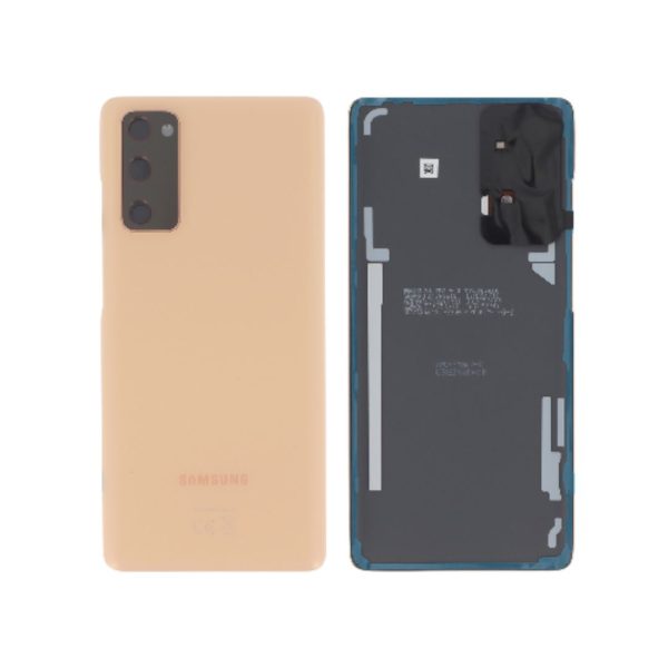 Tampa Traseira Laranja para Samsung Galaxy S20 FE (G780/781) (SERVICE PACK)