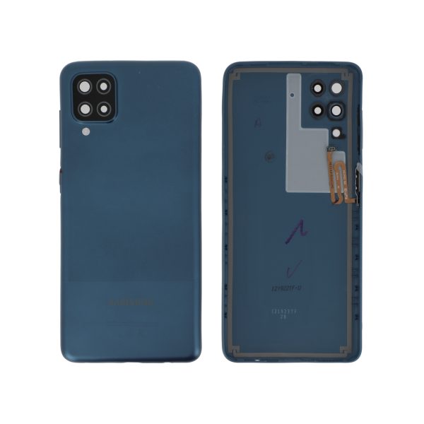 Tampa Traseira Azul para Samsung Galaxy A12/A12s (A125/A127F) (SERVICE PACK)