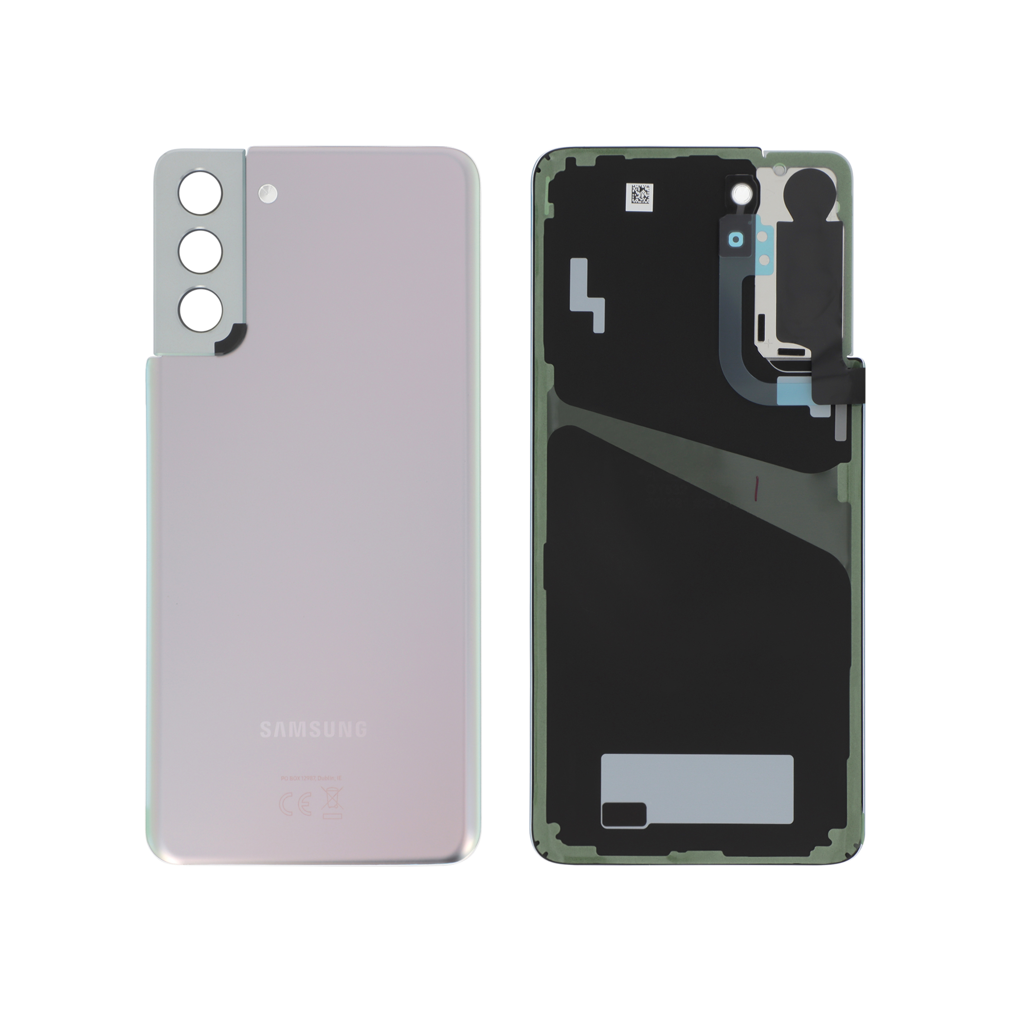 gh82-24505c-0000_2 Tampa Traseira para Samsung Galaxy S21+ 5G (G996B) - Prateada (SERVICE PACK) - Image 1