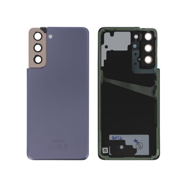 Tampa Traseira para Samsung Galaxy S21 5G (G991B) Roxa (SERVICE PACK)