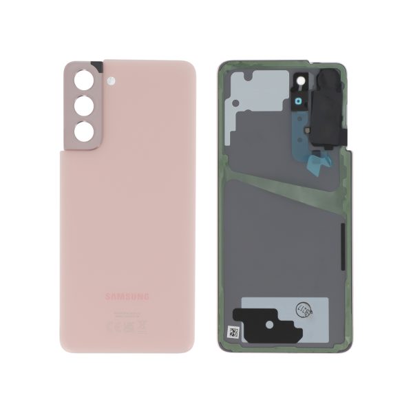 Tampa Traseira Rosa para Samsung Galaxy S21 5G (G991B) (SERVICE PACK)