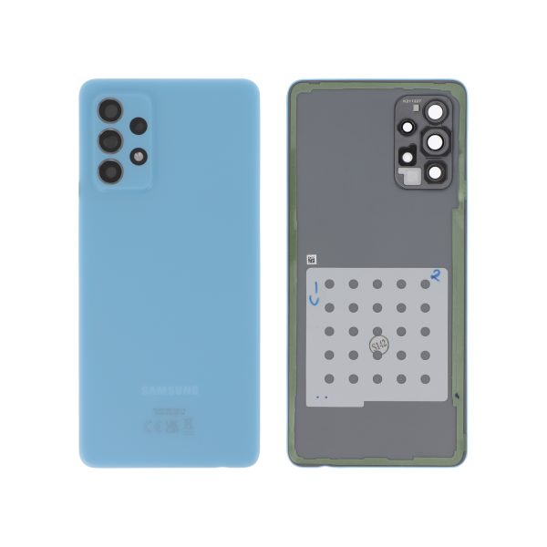 Tampa Traseira para Samsung Galaxy A72 (A725F) Azul (SERVICE PACK)